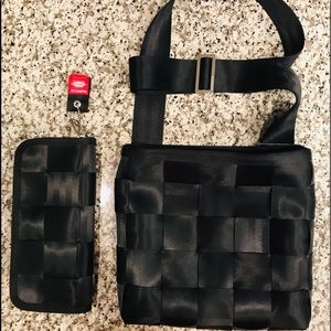 HARVEYS cross body purse and wallet combo